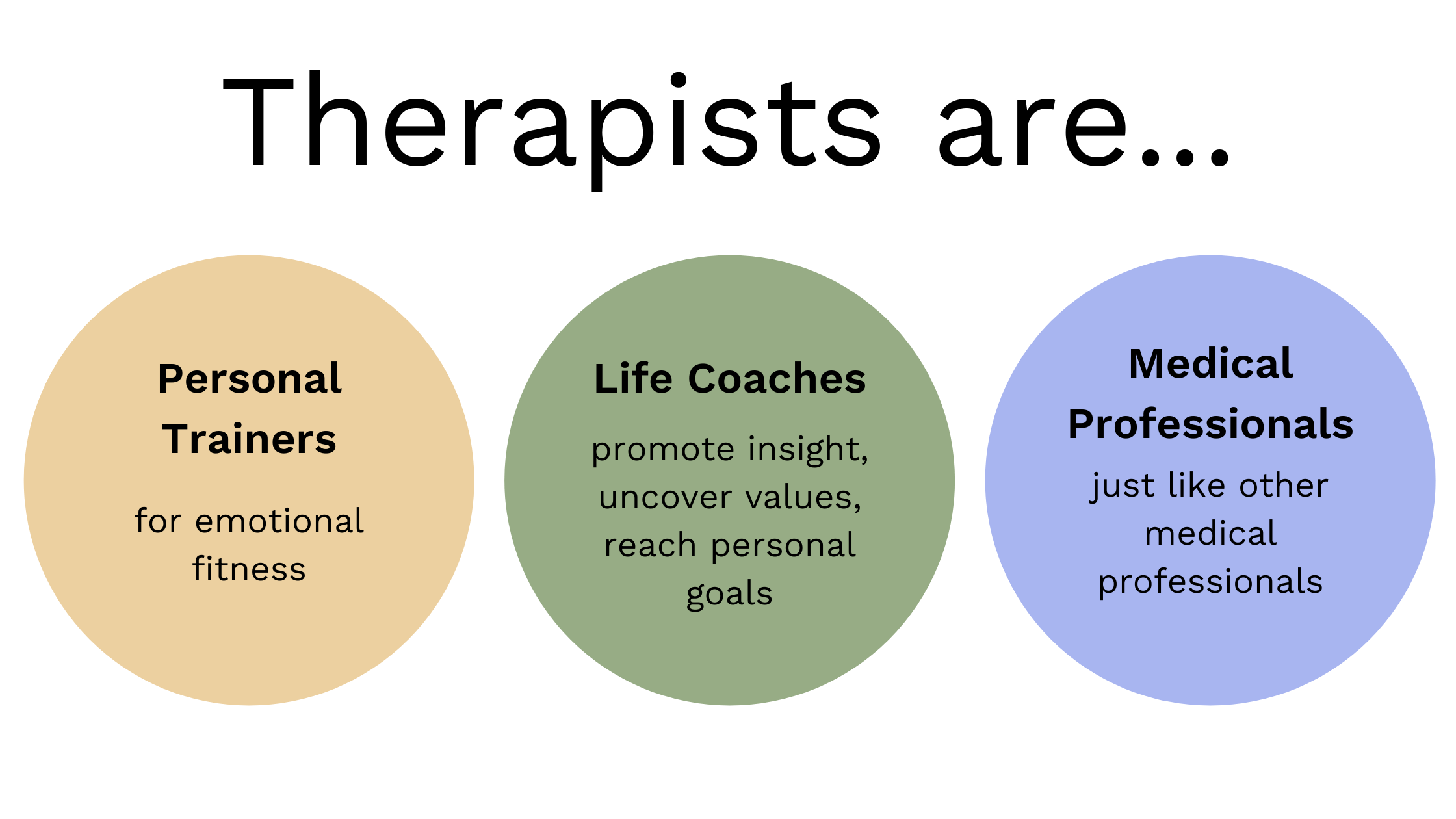 what do therapists do?